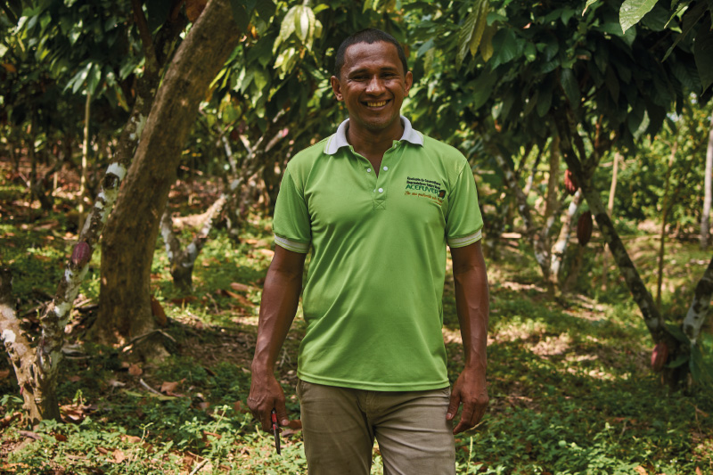 Productores de cacao en Antioquia que inspiran
